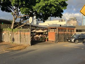 the restaurant   at Floralia in Honolulu