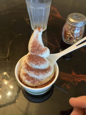the soft serve   at Floralia in Honolulu