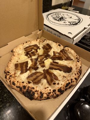 White + vegan bacon  at Floralia in Honolulu