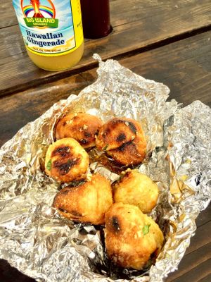 Garlic knots at Floralia in Honolulu