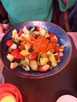 Regenboogsalade at Le Touquet in Oostende