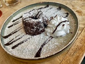 Vegan moelleux at Le Touquet in Oostende