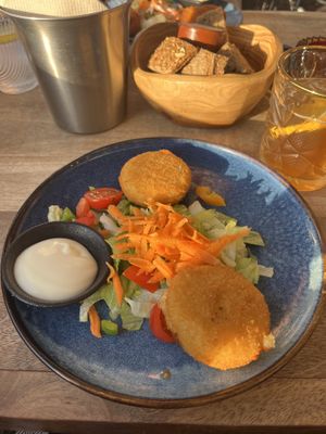 Vegan cheese croquettes (Starters - 20,50€)   at Le Touquet in Oostende