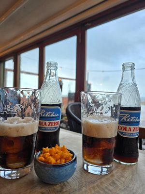 Drinks, crisps were confirmed to be vegan at Le Touquet in Oostende