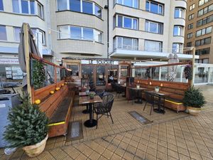 Outdoor seating at Le Touquet in Oostende