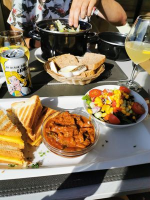 Vegan Croque Touquet at Le Touquet in Oostende