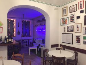 Tables at L'Orteria in Lodi