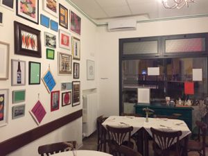 Window at L'Orteria in Lodi