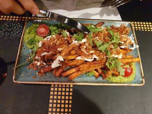 Sweet potato fries at Peter Pane - Schlump in Hamburg