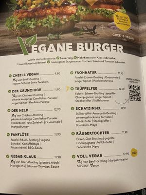 The vegan menue gets bigger each time   at Peter Pane - Goldbekplatz in Hamburg