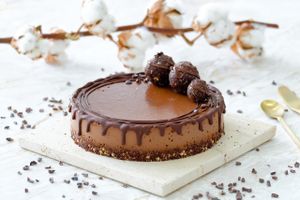 Raw Chocolate chee'z'cake
"Chocamole Collection" by 'The Vegan Fairies" at The Vegan Fairies in Nea Erythraia