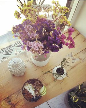 Açaí bowl  at The Vegan Fairies in Nea Erythraia