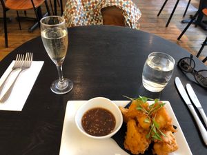 Korean Cauli starter at The Gate - Marylebone in London