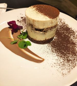 Tiramisu (vegan) at The Gate - Marylebone in London