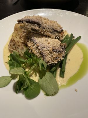 Vegan Aubergine parmesan  at The Gate - Marylebone in London