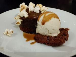 Sticky toffee at The Gate - Marylebone in London