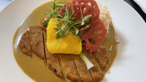 Katsu curry  at The Gate - Marylebone in London