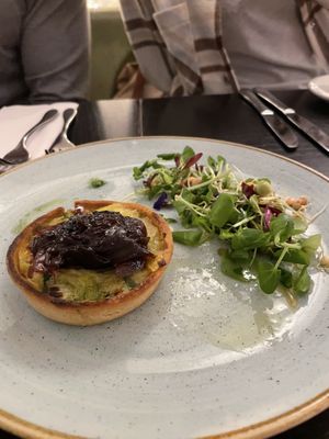 Three Onion tart  at The Gate - Marylebone in London