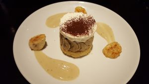Vegan banoffee pie at The Gate - Marylebone in London