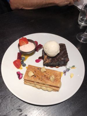 Desert trio at The Gate - Marylebone in London