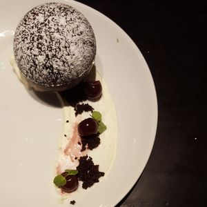 Chocolate snowball on the festive menu at The Gate - Marylebone in London