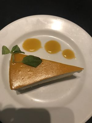 Mango cheesecake  at The Gate - Marylebone in London