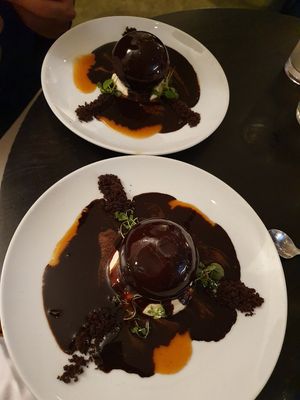 Chocolate bombs at The Gate - Marylebone in London