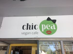 Cute cafe at Chic Pea Vegan Cafe in Fremantle
