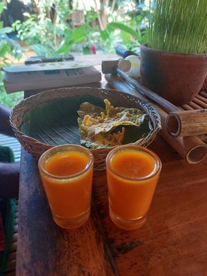 Tumeric shots at Galanga in Bunutan