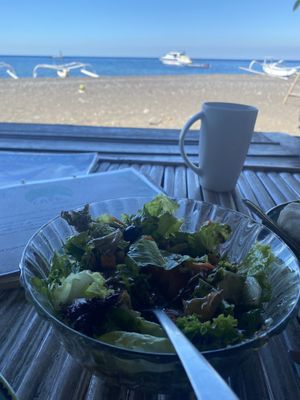 Salad-yummy! at Green Leaf Cafe in Jemuluk