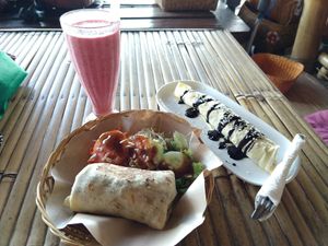 Wrap & Crepe at Green Leaf Cafe in Jemuluk