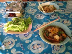 Delicious Noodle Soups at Su Ting Sian -Soi Anamai 23 in Khon Kaen