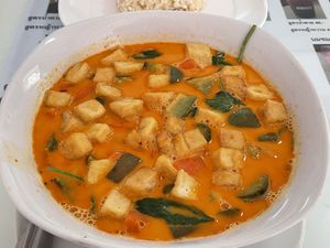 Panang curry, 60 baht  at Su Ting Sian -Soi Anamai 23 in Khon Kaen