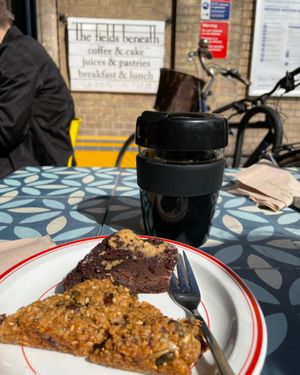 Both these bakes are gluten free as well as vegan   at The Fields Beneath - Kentish Town in North West London