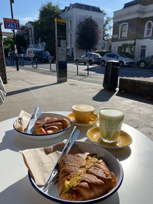 Croissants  at The Fields Beneath - Kentish Town in North West London