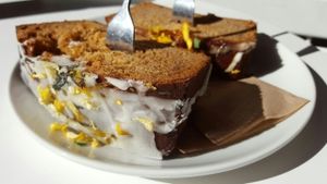 Cakes (lemon and thyme; ginger and marmalade) at The Fields Beneath - Kentish Town in North West London