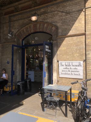 Entrance  at The Fields Beneath - Kentish Town in North West London