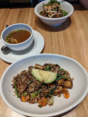 Teriyaki bowl at True Food Kitchen in Chicago