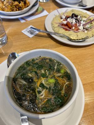 Winter immunity soup  at True Food Kitchen in Chicago