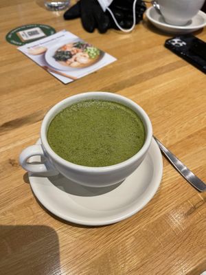 Matcha horchata   at True Food Kitchen in Chicago