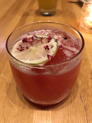 Hibiscus cocktail   at True Food Kitchen in Chicago