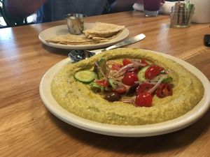 hummus at True Food Kitchen in Chicago
