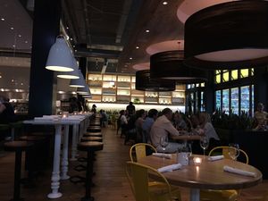 Nice modern decor  at True Food Kitchen in Chicago