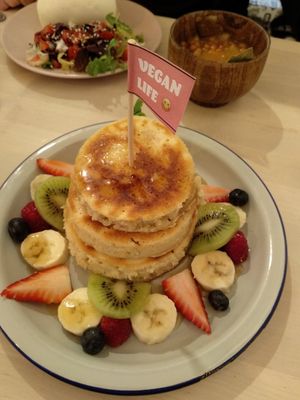 Tortitas at Chillin' Cafe in Madrid