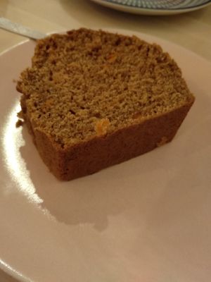Bizcocho de zanahoria at Chillin' Cafe in Madrid