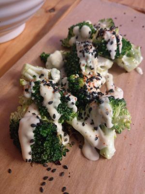 Broccoli
Part of menu of the day at Chillin' Cafe in Madrid