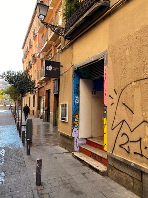 Entrance  at Chillin' Cafe in Madrid