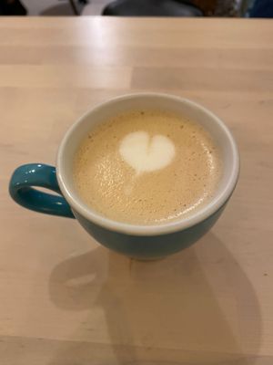 Cappuccino  at Chillin' Cafe in Madrid