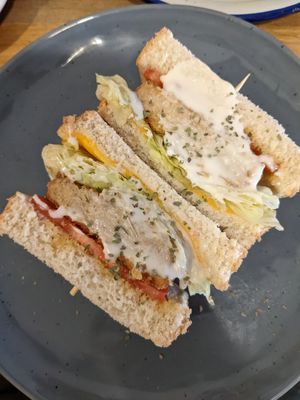 japanese sandwich at Chillin' Cafe in Madrid