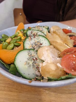 japanese salad at Chillin' Cafe in Madrid